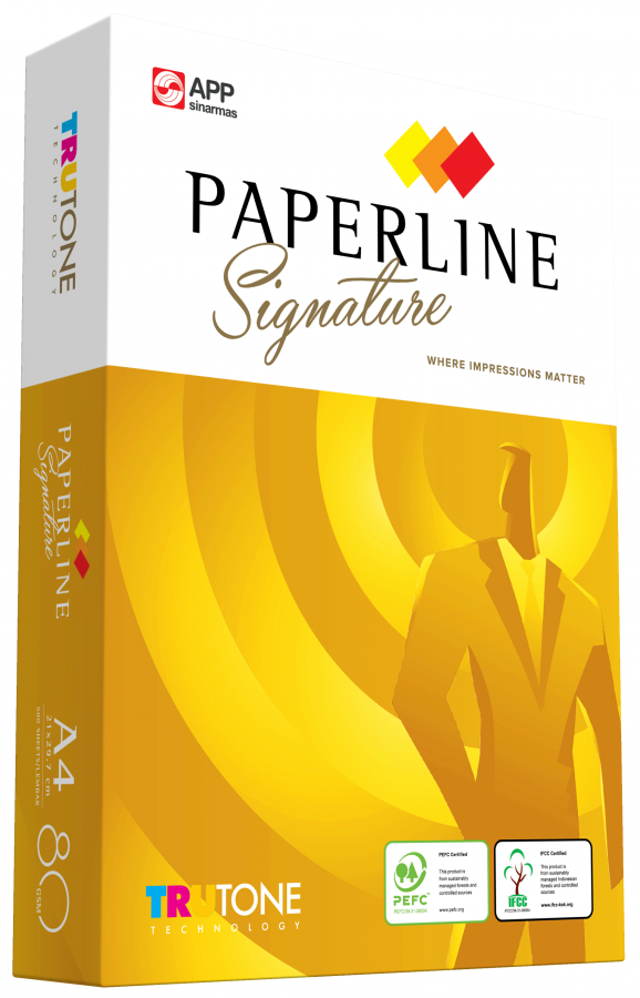 Папір для друку Paperline Signature A4 80 г/м2, 500 арк./уп.